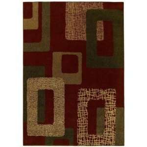  Shaw Origins Metro 78 x 1010 Cayenne Red Area Rug 