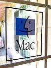   Apple Mac Window Cling Decal 1997 (circa the return of Steve Jobs
