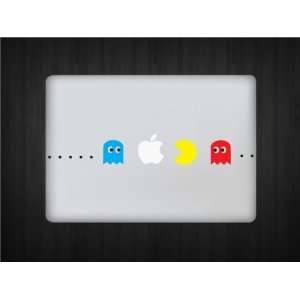  Pacman Macbook Decal With 2 Ghosts: Electronics