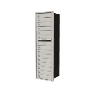   Horizontal Cluster Mailboxes in Postal Grey   Rear