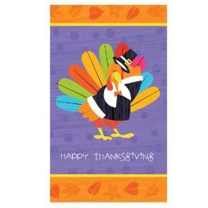  Lets Party By Amscan Fun Turkey Plastic Tablecover 
