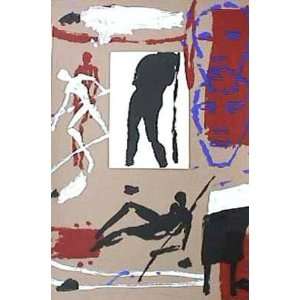   Composition for Olympic Games by Mimmo Paladino, 25x36: Home & Kitchen