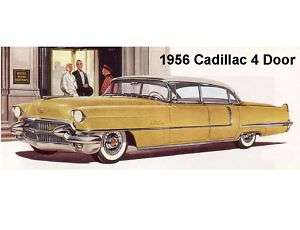 1956 Cadillac 4D Auto Refrigerator Magnet  