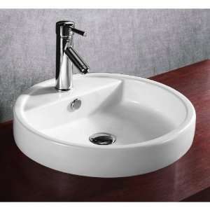   : Nameeks CA4039A Caracalla Bathroom Sink In White: Home Improvement