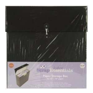  Scrap Essentials Paper Storage Box  Cream: Home & Kitchen