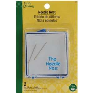   Quilters Needle Nest W/Two Hand Needles: Arts, Crafts & Sewing