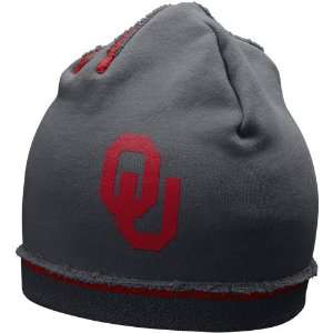 Nike Oklahoma Sooners Charcoal Jersey Knit Beanie: Sports 