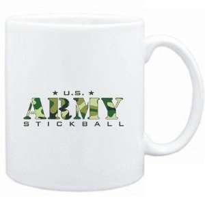  Mug White  US ARMY Stickball / CAMOUFLAGE  Sports 