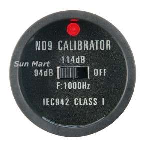 ND9 Sound Level Noise Calibrator Meter Mics 94dB/114 dB  