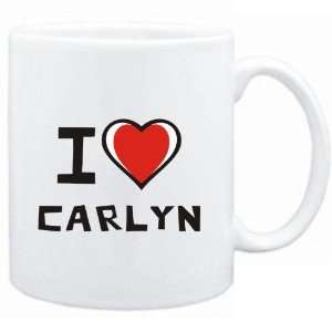 Mug White I love Carlyn  Female Names:  Sports & Outdoors