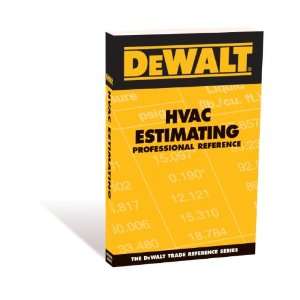  ASP 3722 Yellow DeWALT HVAC Estimating Professional 