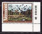 VT 7 1992 Vermont State Duck Stamp Artist Signed PNS