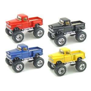  Set of 4   1955 Chevy Stepside Off Road Truck 1/32: Toys 