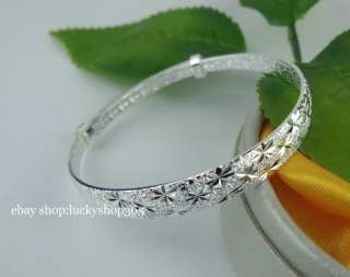 SUPERB!! Sterling silver Starry cuff Bracelet bangle  