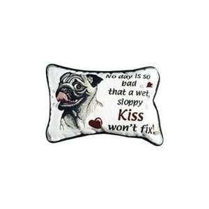  Set of 2 No Day Is So Bad Dog Decorative Throw Pillows 9 x 