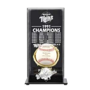 Mounted Memories Minnesota Twins 1991 World Series Champs Display Case 