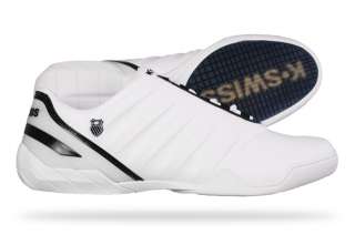 Swiss Court Spin Mens Trainers / Shoes 02643198 All Sizes White 