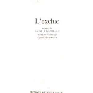  Lexclue Pirandello Luigi Books