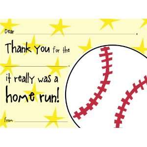  Play Ball Fill In Thank You Cards 