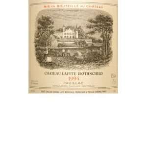  1994 Lafite Rothschild Pauillac 750ml Grocery & Gourmet 