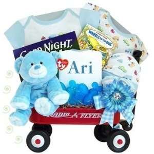   Personalized Thank Heaven for Little Boys   Radio Flyer Wagon: Baby