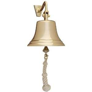 Weems & Plath 8.5 Inch Brass Bell with Lanyard  Sports 