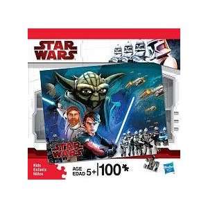  Star Wars Clone Wars YODA 100 Piece Puzzle Toys & Games