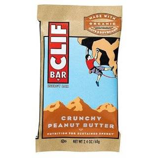 Clif Bar Energy Bar, Crunchy Peanut Butter, 2.4 Ounce Bars (Pack of 24 