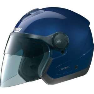Nolan N43 N COM Helmet , Color Cayman Blue, Style Metallic, Size Sm 