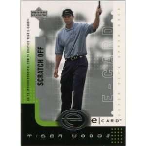  Tiger Woods 2001 Upper Deck e Card #ETW Golf Card: Sports 
