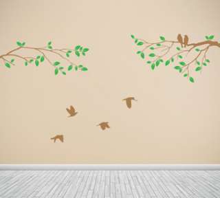Wall Art Tree T2 ONE COLOR Vinyl Decor Decal Sticker Mural Decoration 