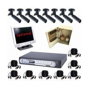  CCTV Camera System with 8 Bullet Color Cameras Camera 