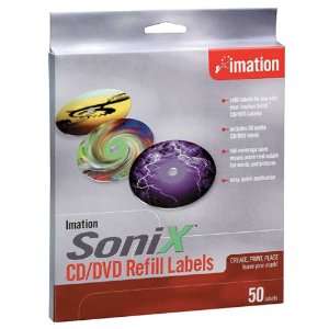  Imation Sonix CD/DVD Label Refill (Model 15954, 50 Pack 