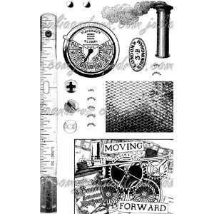   Crafts Recycled Rubber Stamps, Steampunk Accessories 01 Arts, Crafts