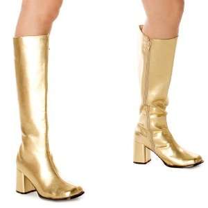   Ellie Shoes Gogo (Gold) Adult Boots / Gold   Size 10 