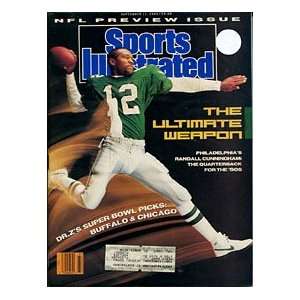  Randall Cunningham Unsigned 1989 Sports Illustrated 