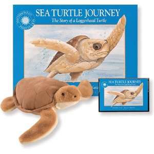   Turtle Journey Story Book and Stuffed Animal Set