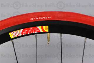 CST C740 Tire 27 x 1 1/ 4 RED Track Fixed Gear Road  