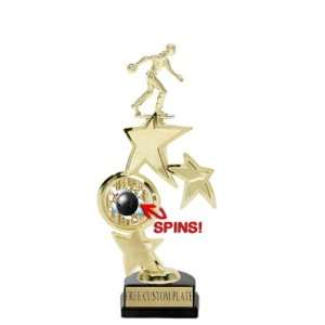  13.5 Triple Star Spin Bowling Trophy