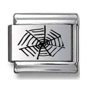  Spider Web Laser Italian Charm Jewelry