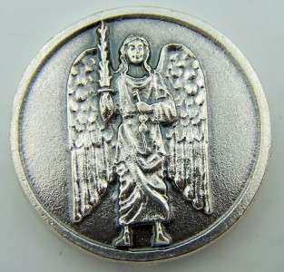 Catholic Devotion Prayer Coin Token Medal Charm Scales OF Justice 
