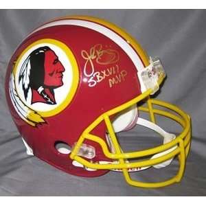  John Riggins Signed Redskins Full Size Authentic Helmet 