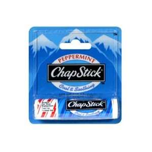  Chapstick Lip Balm, Cool & Soothing Peppermint 3 pak 
