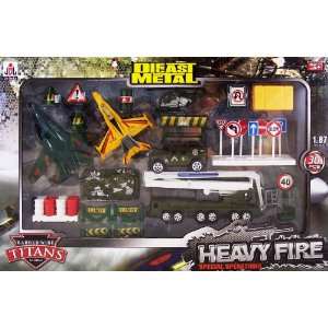   DieCastMetal Heavy Fire Special Operations Play Set