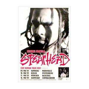 SPEARHEAD Stay Human Tour 2001 Music Poster:  Home 