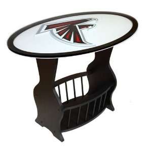  Atlanta Falcons Glass End Table: Sports & Outdoors