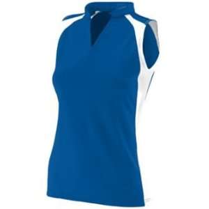  Ladies Poly/Spandex Ace Jersey   Royal   Large Sports 