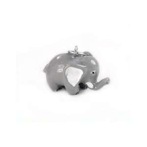  Roly Polys 3 D Hand Painted Resin  Elephant Charm, 18 mm x 