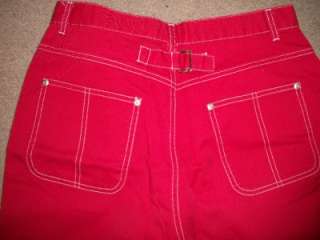 CHADWICKS sport RED jeans women size 10 pants jeans 30 x 27  