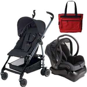   : Maxi Cosi CV057APUTRV Mila Stroller Travel System Total Black: Baby